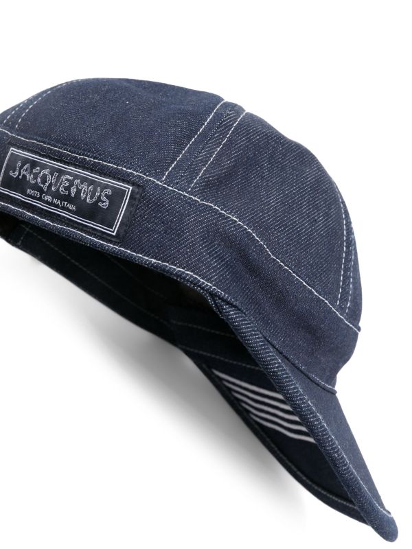 Jacquemus Blue La Casquette Barco Denim Cap | Browns Hats