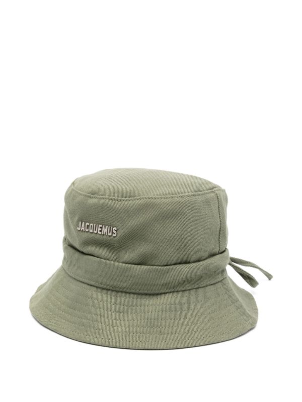 Jacquemus green Le Bob Gadjo Bucket Hat | Browns Hats