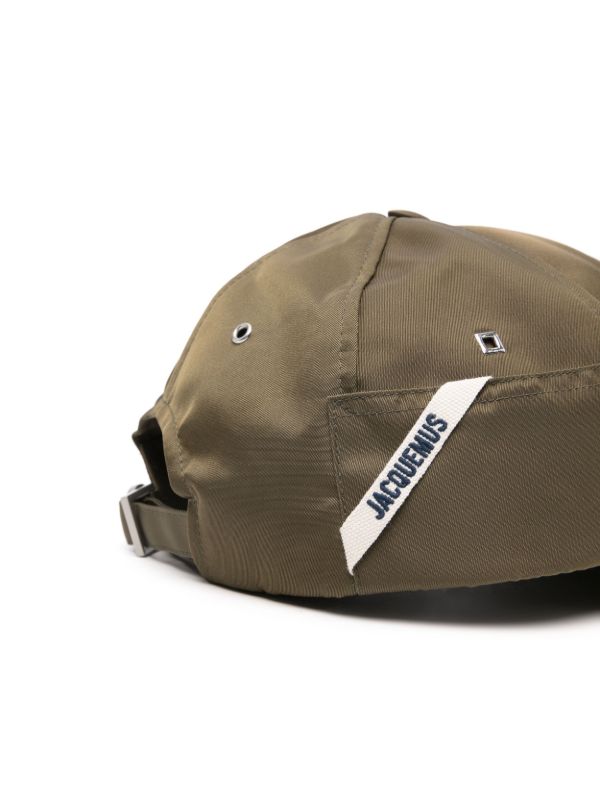 Jacquemus Green Logo-Appliqué Cap | Browns Hats