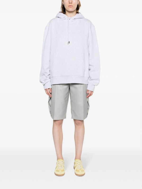 Jacquemus Grey Le Sweatshirt Brodé Hoodie | Browns Hoodies