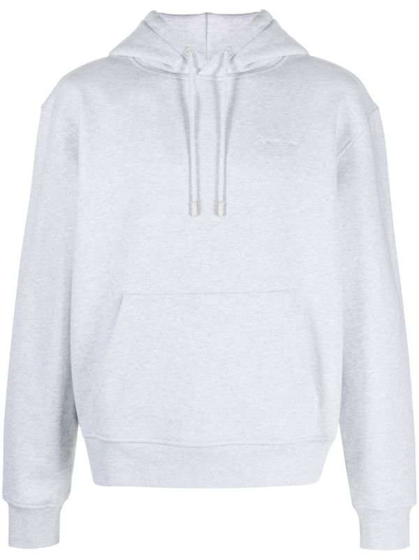 Jacquemus Grey Le Sweatshirt Brodé Hoodie | Browns Hoodies