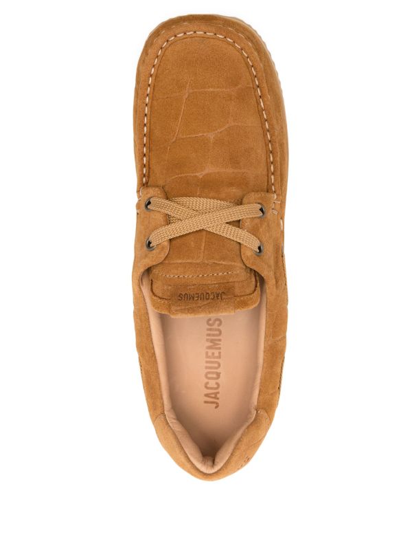 Jacquemus Les Batto Boat Shoes | Browns Brogues & Oxfords