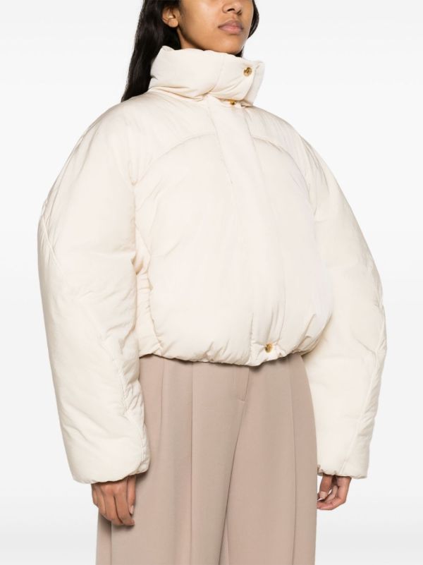 Jacquemus Neutral La Doudoune Courte Caraco Jacket | Browns Down Jackets