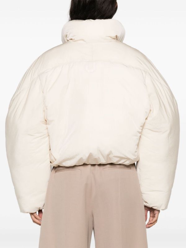 Jacquemus Neutral La Doudoune Courte Caraco Jacket | Browns Down Jackets