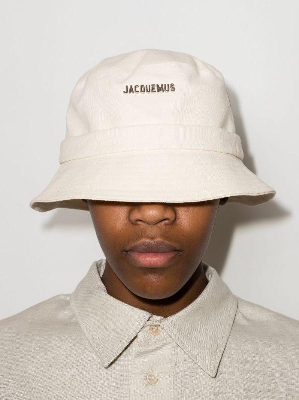 Jacquemus Neutral Le Bob Gadjo Bucket Hat | Browns Hats