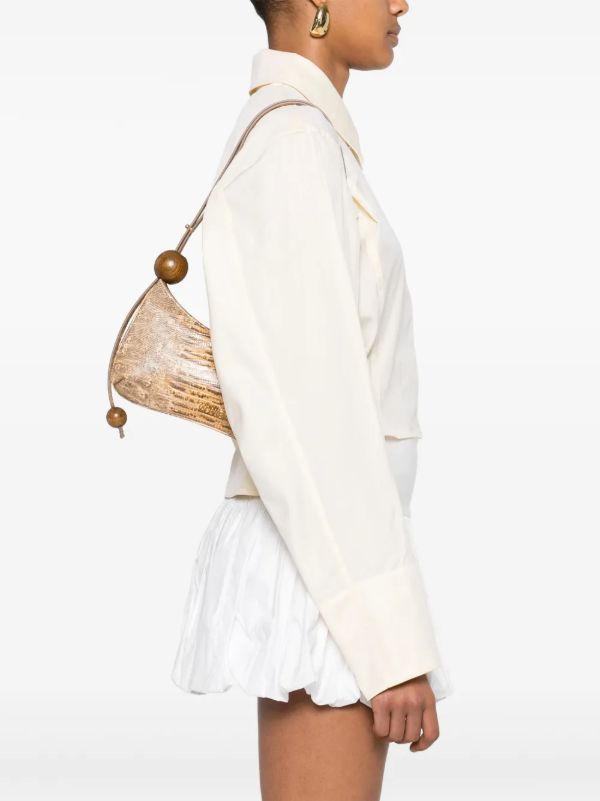Jacquemus Neutrals Le Bisou Perle Shoulder Bag | Browns Shoulder Bags