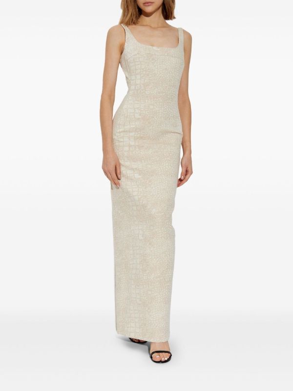 Jacquemus Neutrals Spoglio Dress | Browns Cocktail & Party Dresses