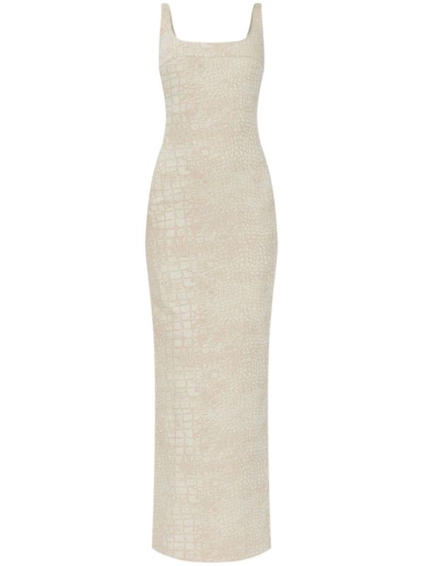 Jacquemus Neutrals Spoglio Dress | Browns Cocktail & Party Dresses
