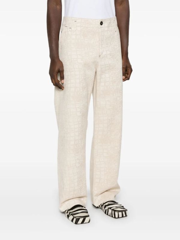 Jacquemus Neutrals The Fernando De-Nîmes Jeans | Browns Regular & Straight-Leg Jeans
