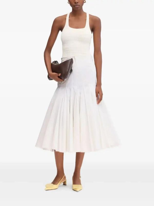 Jacquemus The Agave Skirt | Browns Pleated Skirts