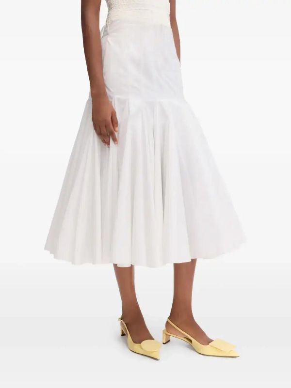 Jacquemus The Agave Skirt | Browns Pleated Skirts
