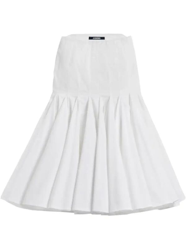 Jacquemus The Agave Skirt | Browns Pleated Skirts