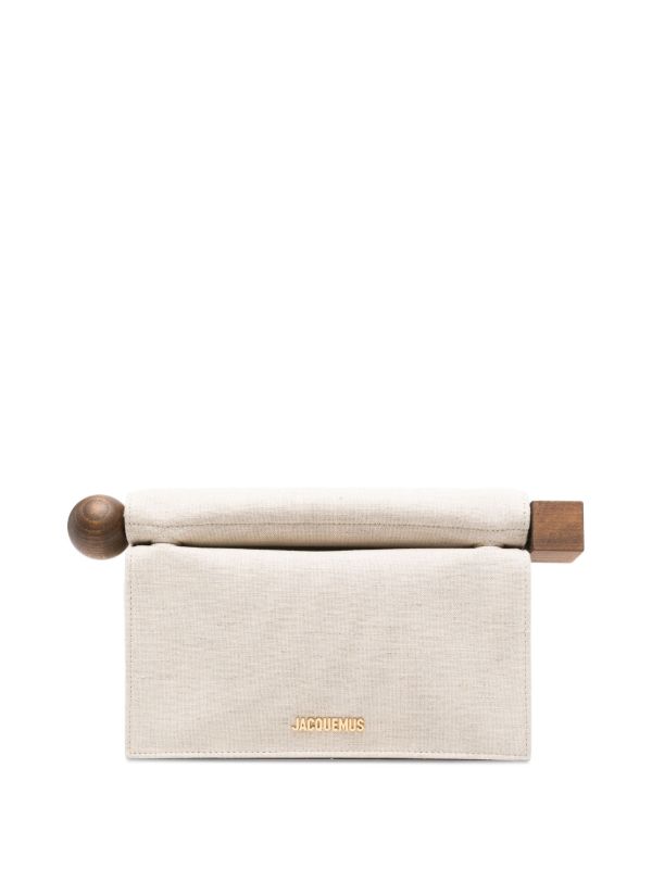 Jacquemus The Rond Carré clutch | Browns Clutch Bags