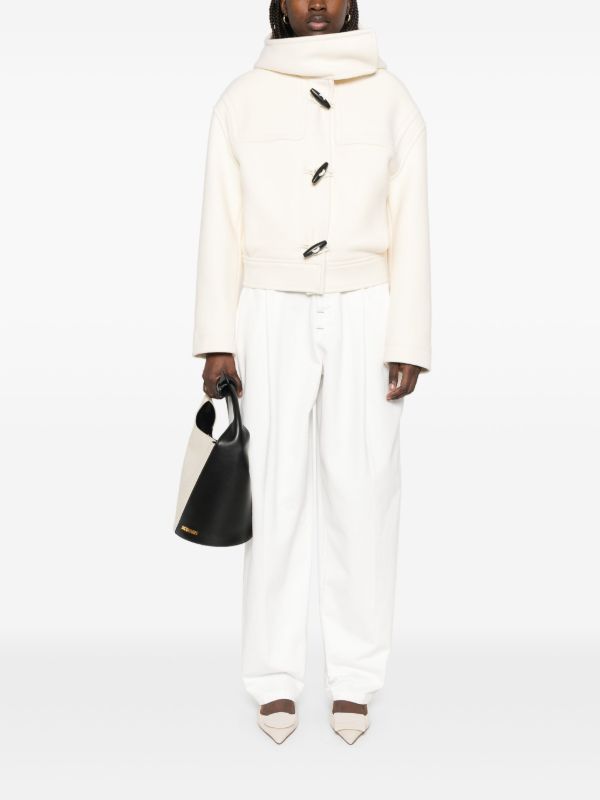 Jacquemus White Cabana Coat | Browns Single Breasted Coats