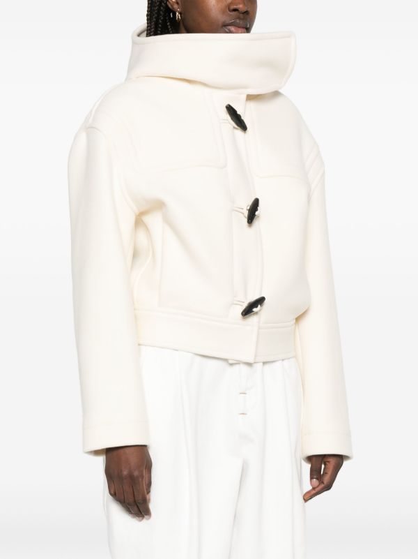 Jacquemus White Cabana Coat | Browns Single Breasted Coats