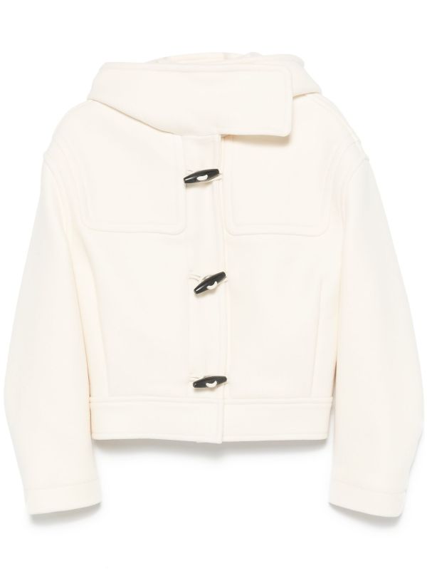 Jacquemus White Cabana Coat | Browns Single Breasted Coats