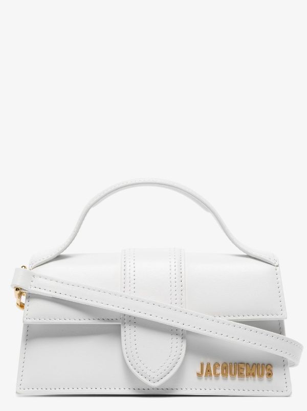Jacquemus White Le Bambino Leather Top Handle Bag | Browns Top Handle Bags