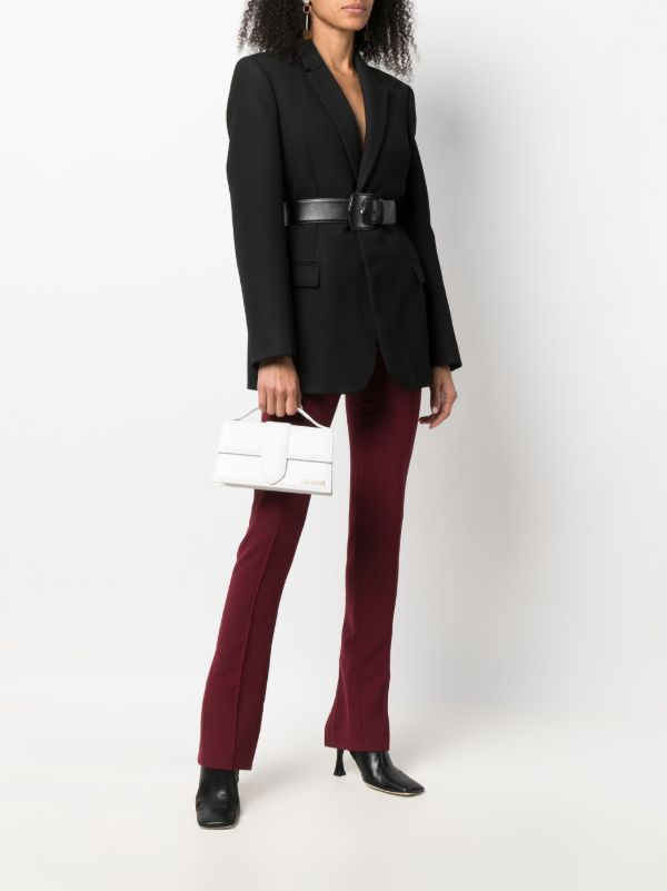 Jacquemus White Le Grand Bambino Leather Top Handle Bag | Browns Top Handle Bags