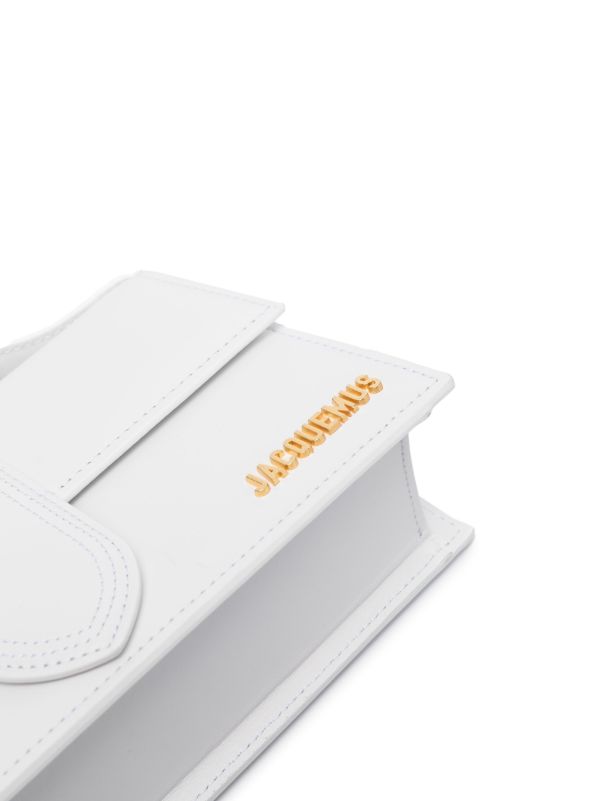 Jacquemus White Le Grand Bambino Leather Top Handle Bag | Browns Top Handle Bags
