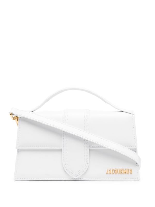 Jacquemus white Le Grand Bambino leather top handle bag | Browns Top Handle Bags