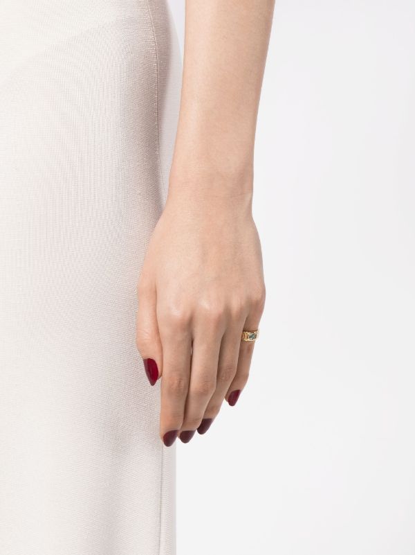 Jacquie Aiche 14K Yellow Gold Aquamarine Ring | Browns Fine Rings