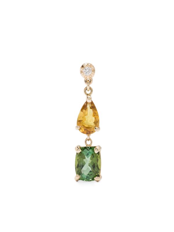 Jacquie Aiche 14kt yellow gold diamond earring | Browns Earrings