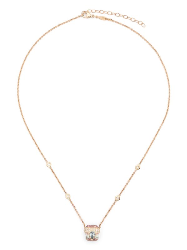 Jacquie Aiche 14kt yellow gold pendant diamond necklace | Browns Necklaces