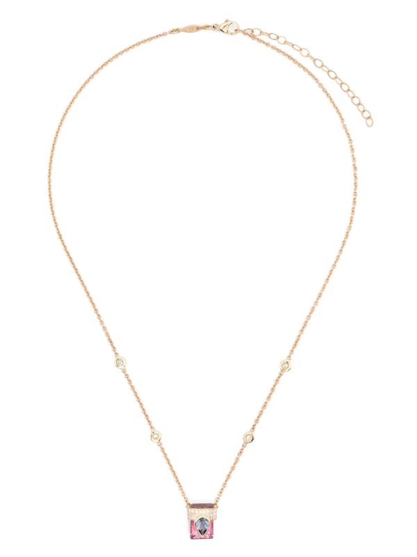 Jacquie Aiche 14kt yellow gold pendant diamond necklace | Browns Necklaces