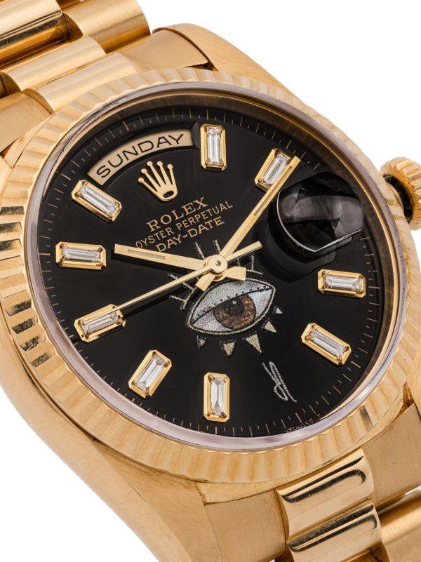 Jacquie Aiche Customised Day Date 34mm | Browns Fine Watches