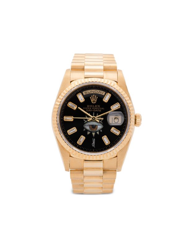 Jacquie Aiche customised Day Date 34mm | Browns Fine Watches