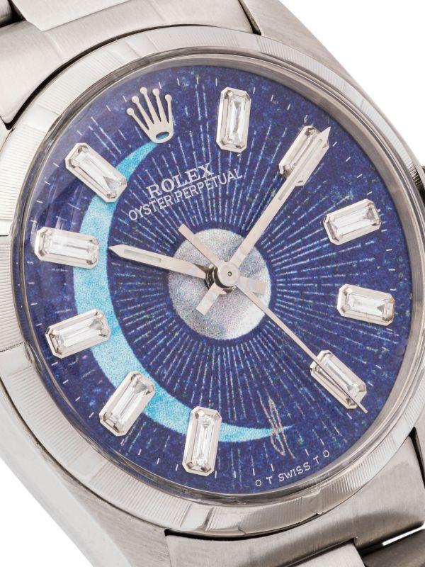 Jacquie Aiche Customised Rolex Oyster Perpetual Evil Eye 32mm | Browns Fine Watches
