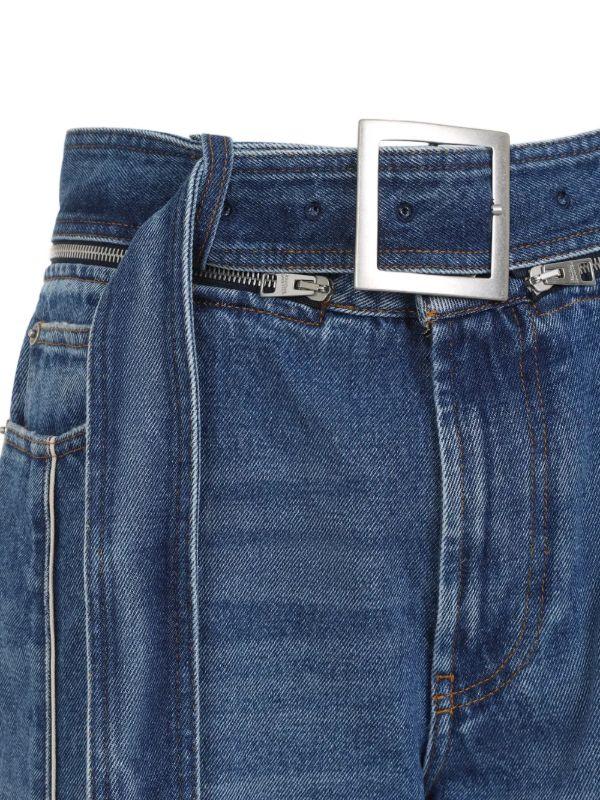 Jean Paul Gaultier Blue Belted Jeans | Browns Wide-Leg Jeans