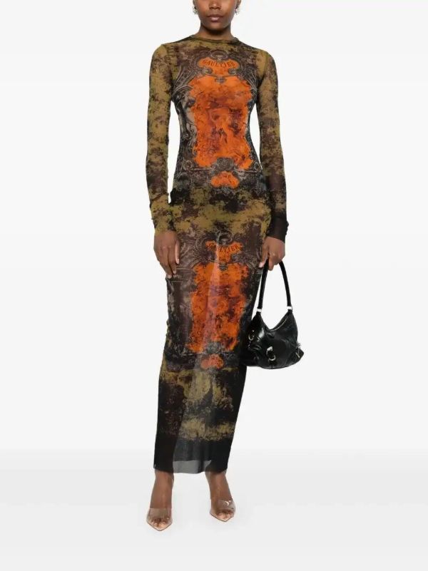 Jean Paul Gaultier Printed Maxi Dress | Browns Day Dresses