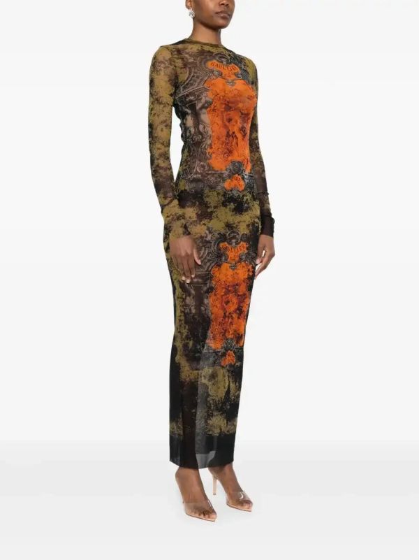Jean Paul Gaultier Printed Maxi Dress | Browns Day Dresses