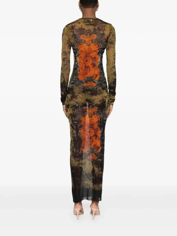 Jean Paul Gaultier Printed Maxi Dress | Browns Day Dresses