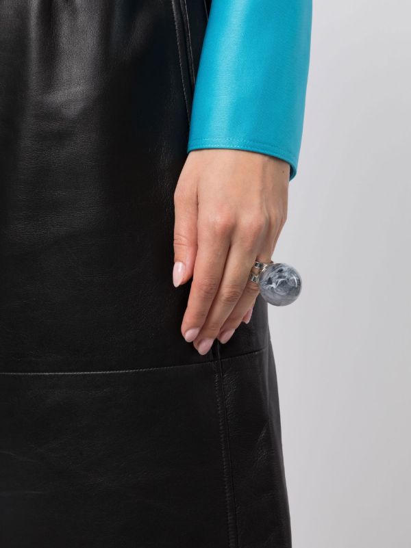 Jean Paul Gaultier X La Manso Silver-tone Crystal Ball Ring | Browns Rings