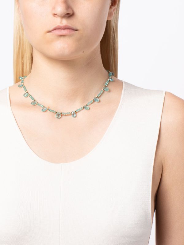 JIA JIA 14K Yellow Gold Arizona Quartz And Apatite Necklace | Browns Fine Necklaces