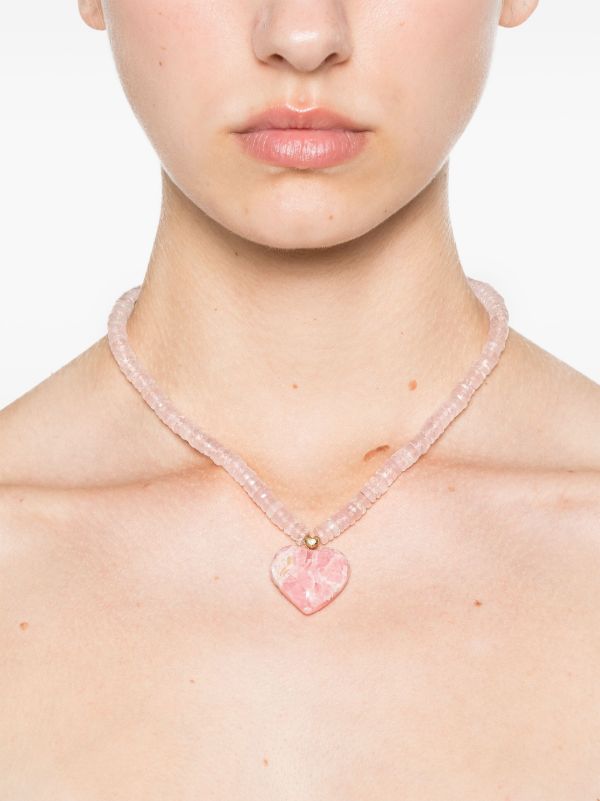 JIA JIA 14K Yellow Gold Aurora Rhodochrosite Necklace | Browns Fine Necklaces