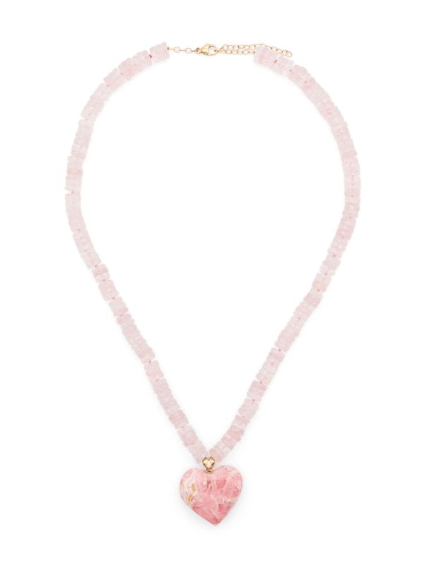 JIA JIA 14K Yellow Gold Aurora Rhodochrosite Necklace | Browns Fine Necklaces