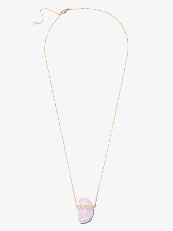 JIA JIA 14K Yellow Gold Lavender Moonstone Necklace | Browns Necklaces