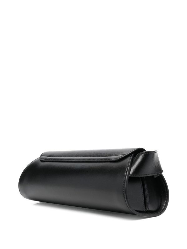 Jil Sander Black Cannolo Small Leather Shoulder Bag | Browns Shoulder Bags