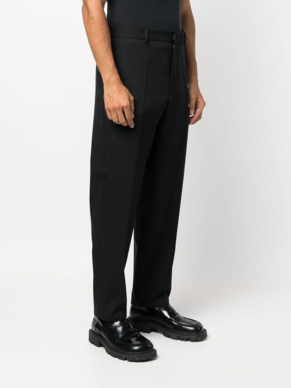 Jil Sander Black Slim-Cut Tailored Trousers | Browns Tailored Pants