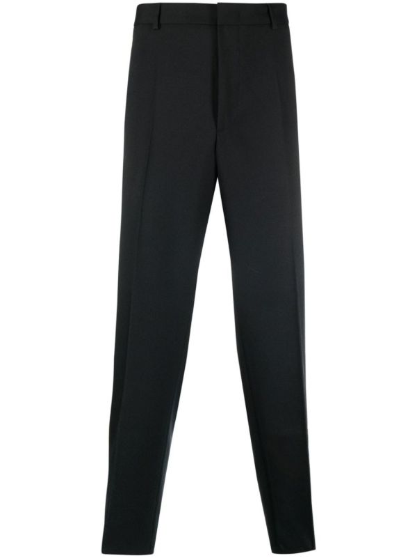 Jil Sander Black Slim-Cut Tailored Trousers | Browns Tailored Pants