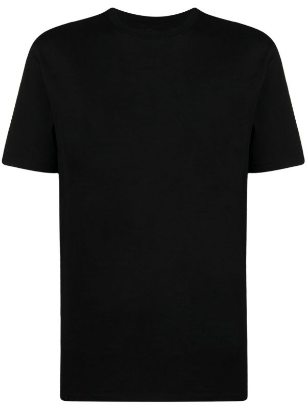 Jil Sander Black Slogan-Print Cotton T-shirt | Browns T-Shirts