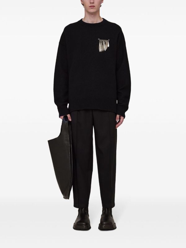 Jil Sander Black Straight-Leg Tailored Trousers | Browns Regular-Fit & Straight Leg Pants