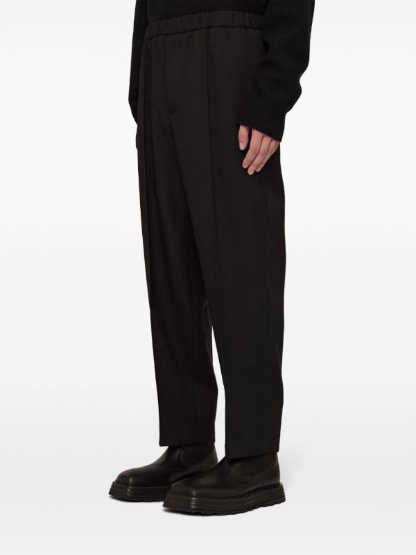 Jil Sander Black Straight-Leg Tailored Trousers | Browns Regular-Fit & Straight Leg Pants