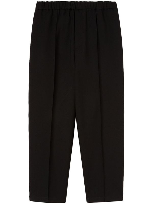 Jil Sander Black Straight-Leg Tailored Trousers | Browns Regular-Fit & Straight Leg Pants