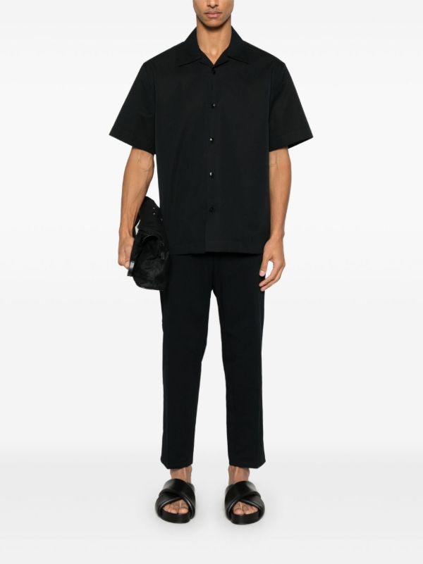 Jil Sander Black Tapered Trousers | Browns Tapered Pants