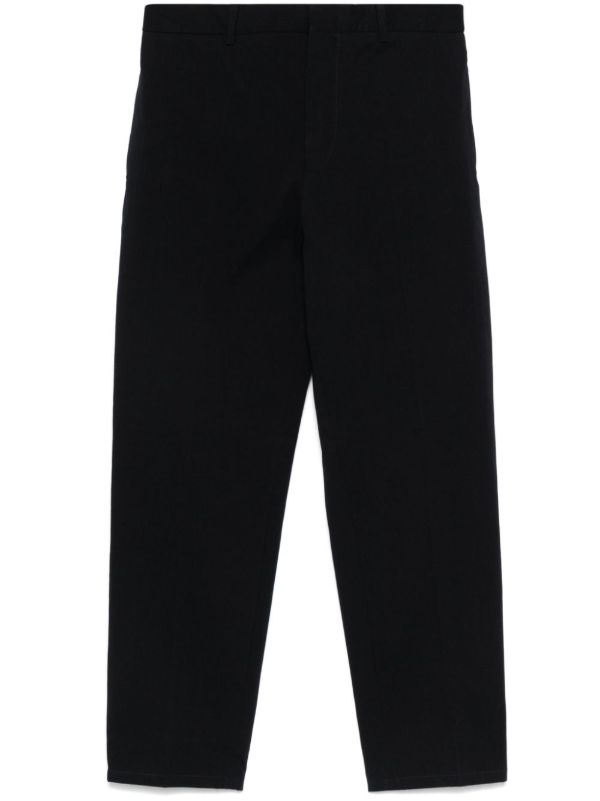 Jil Sander Black Tapered Trousers | Browns Tapered Pants