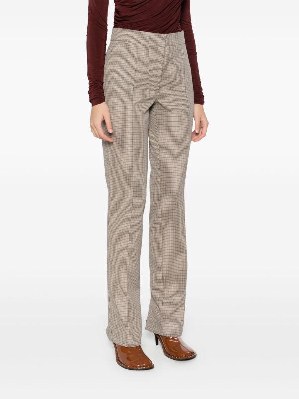 Jil Sander Checked Tailored Trousers | Browns Tailored Pants